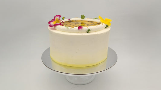 Passionfruit Mousse Celebration Cake